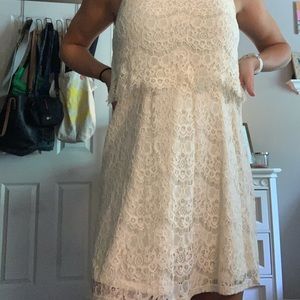 White Laced Dress